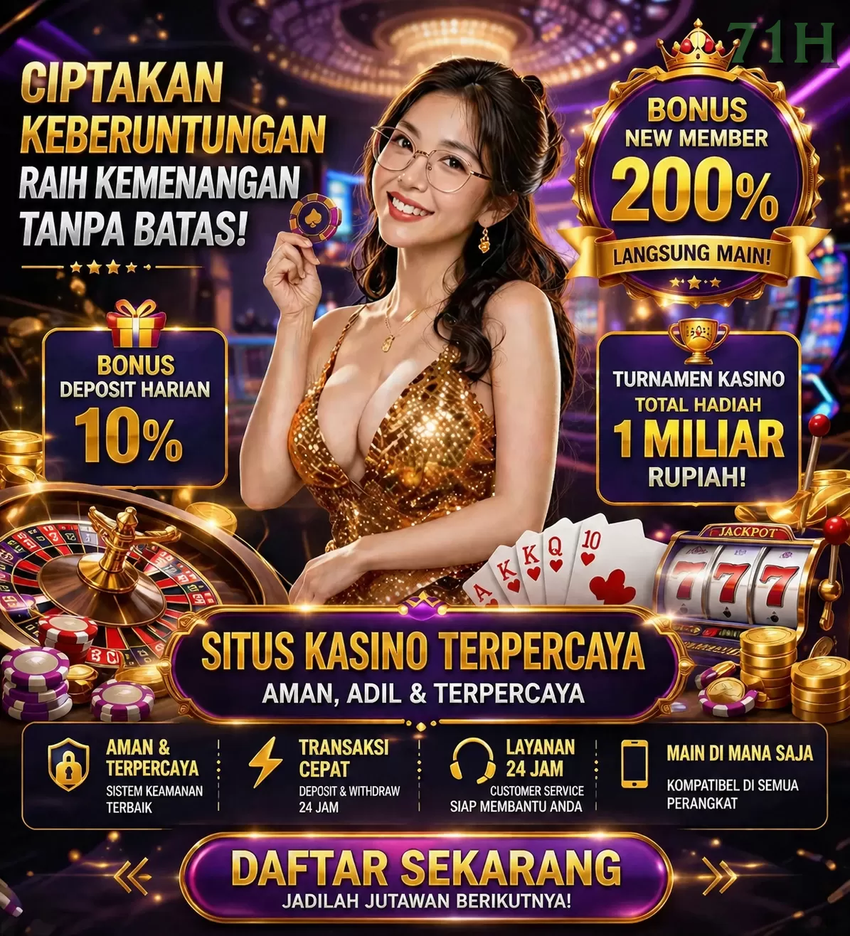 Login 71h Sekarang Bonus Melimpah